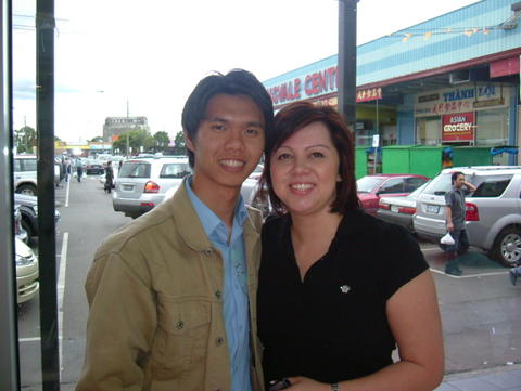Jason and Julie in Melbourne 2007